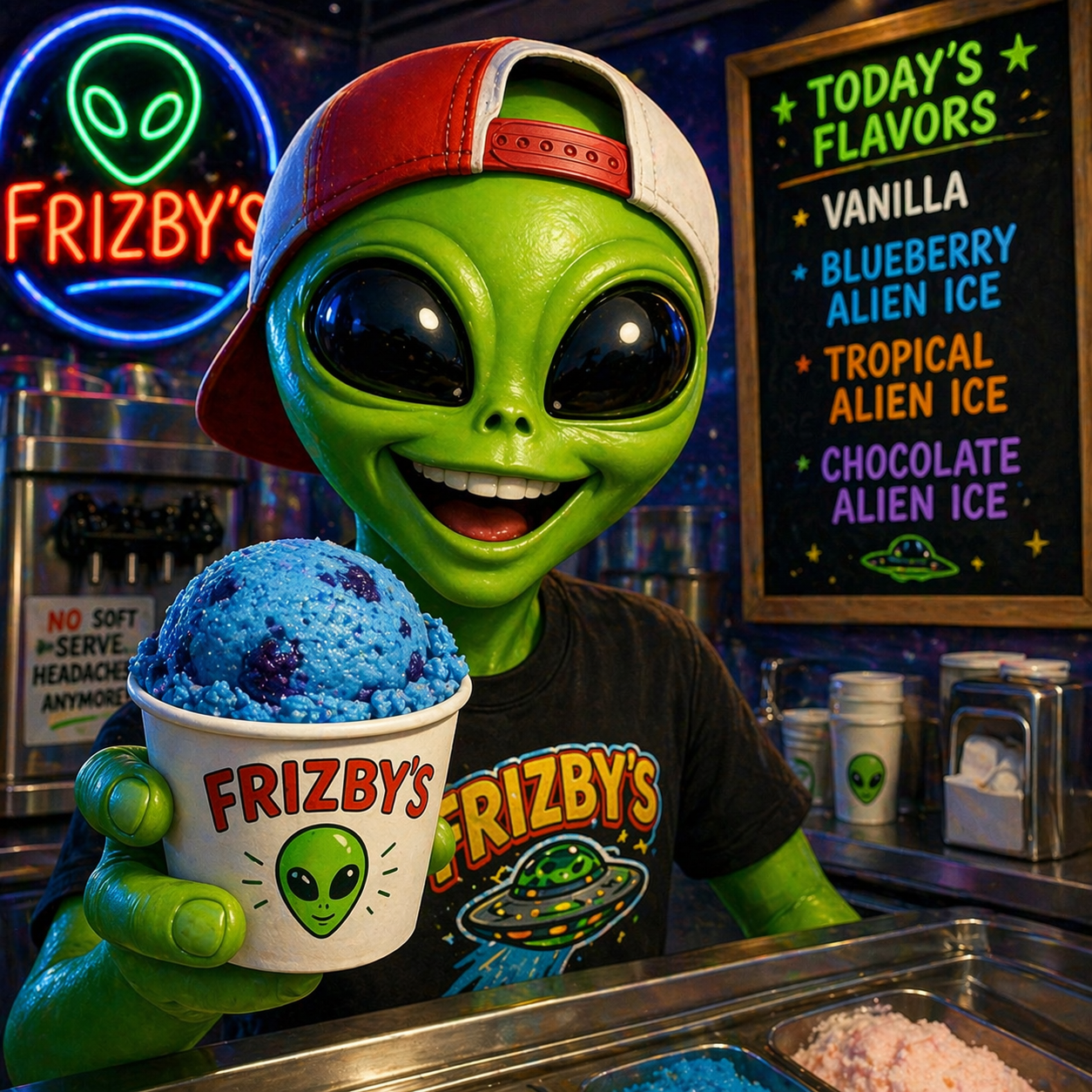 Blueberry Alien Ice